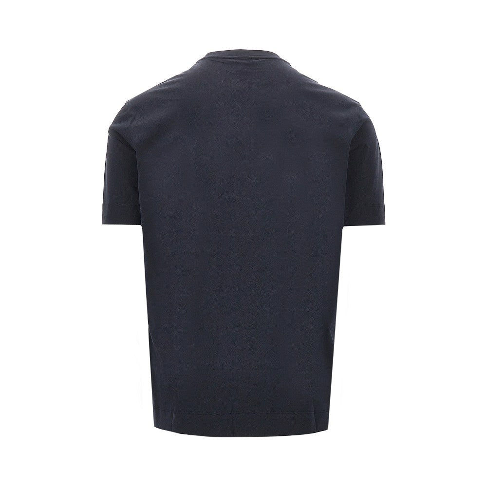 Printed and embroidered T-shirt