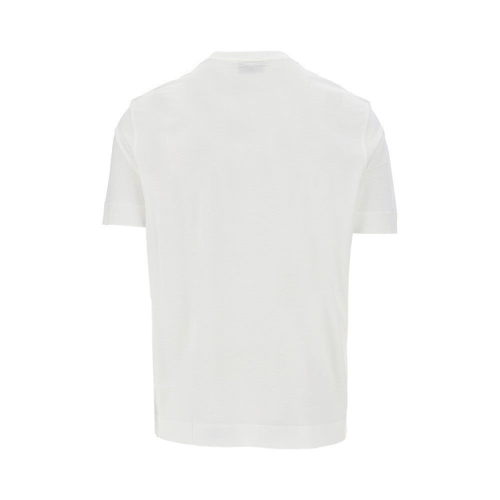 Round logo print T-shirt