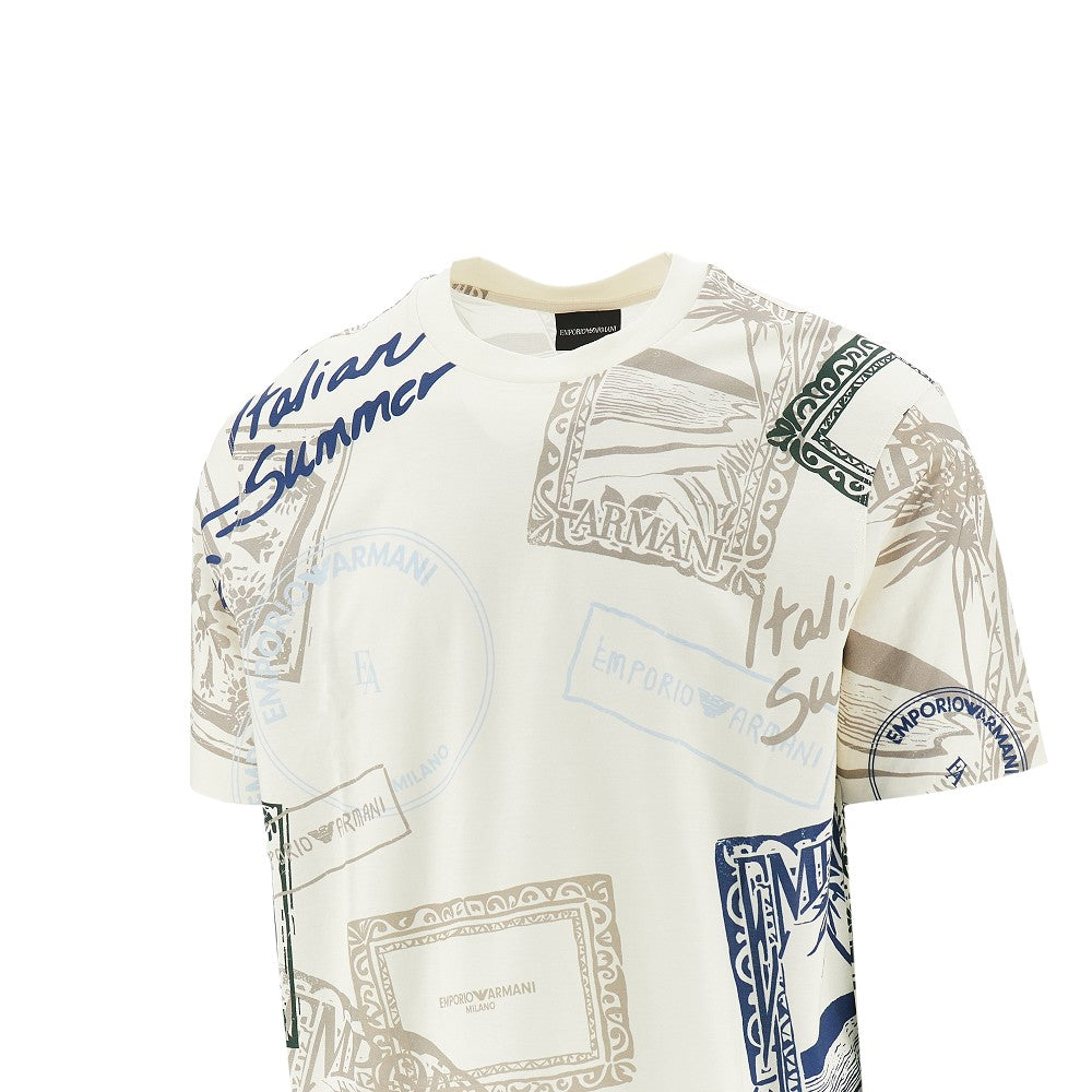 'Italian Summer' printed T-shirt
