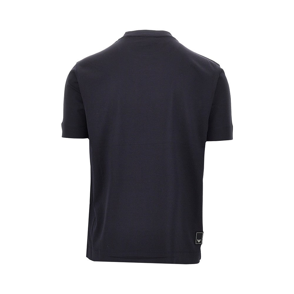 T-shirt in misto lyocell e cotone con logo