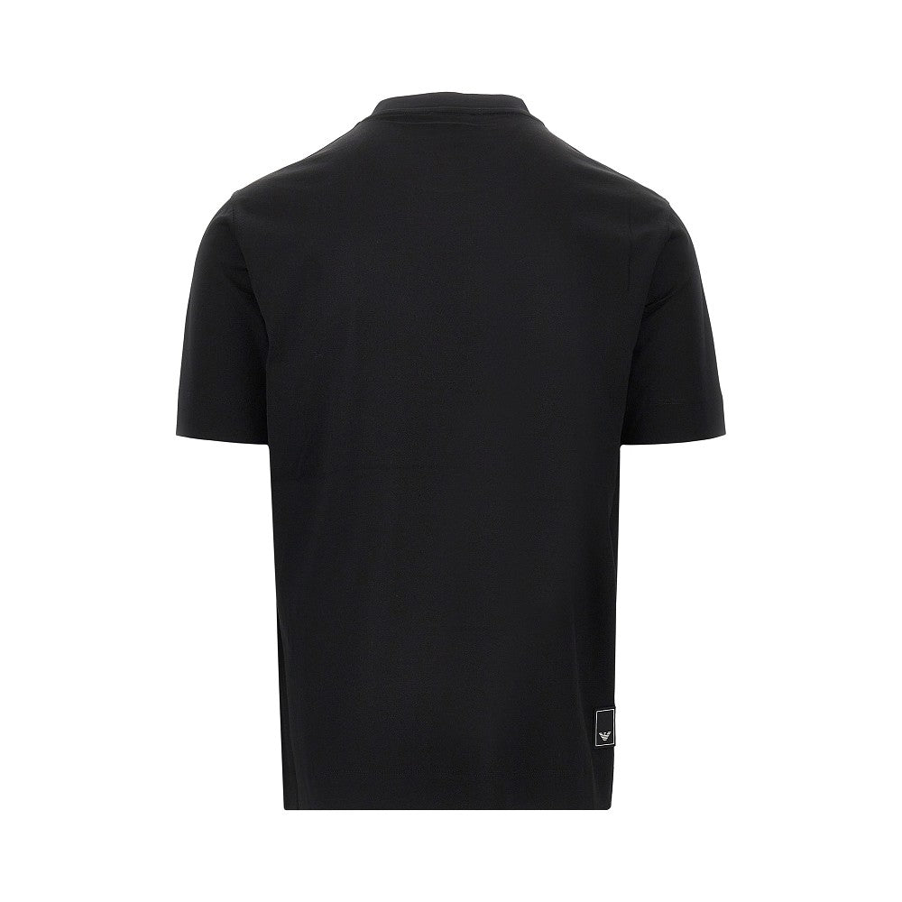 T-shirt in misto lyocell e cotone con logo