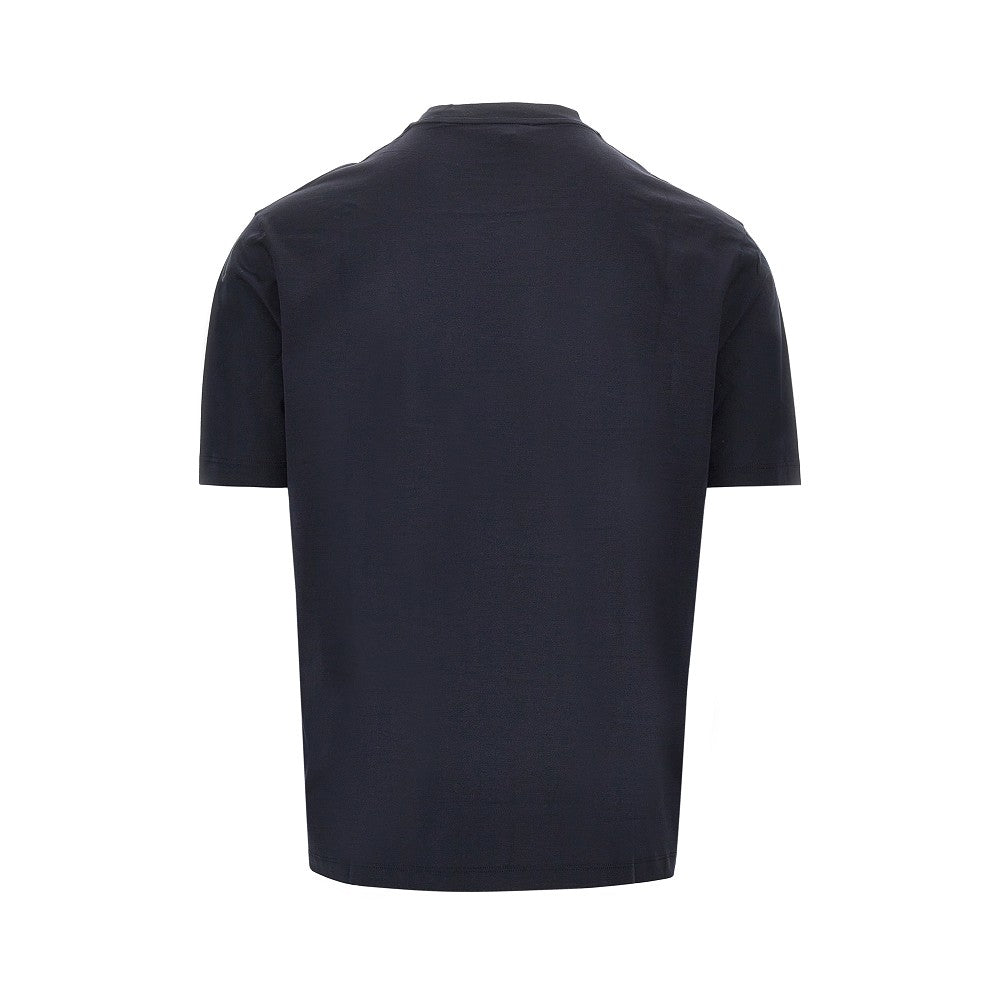 T-shirt in misto lyocell e cotone con logo