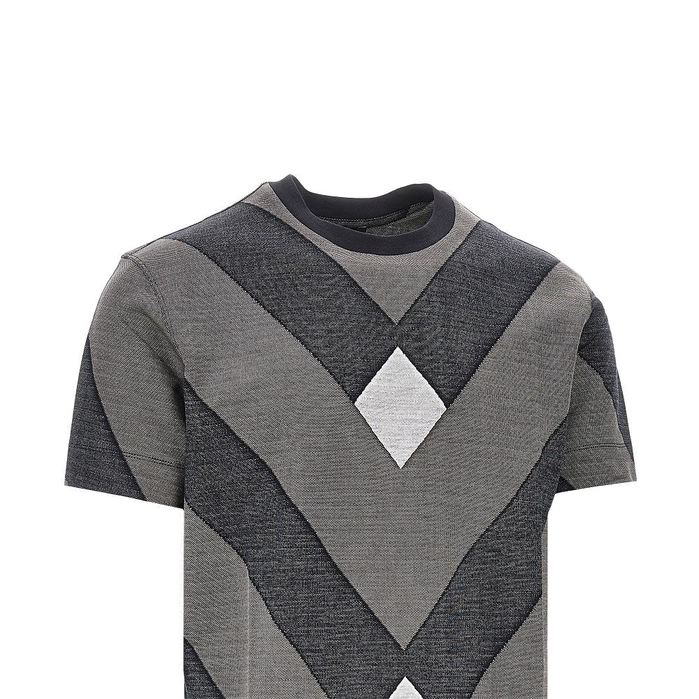 Jacquard jersey T-shirt