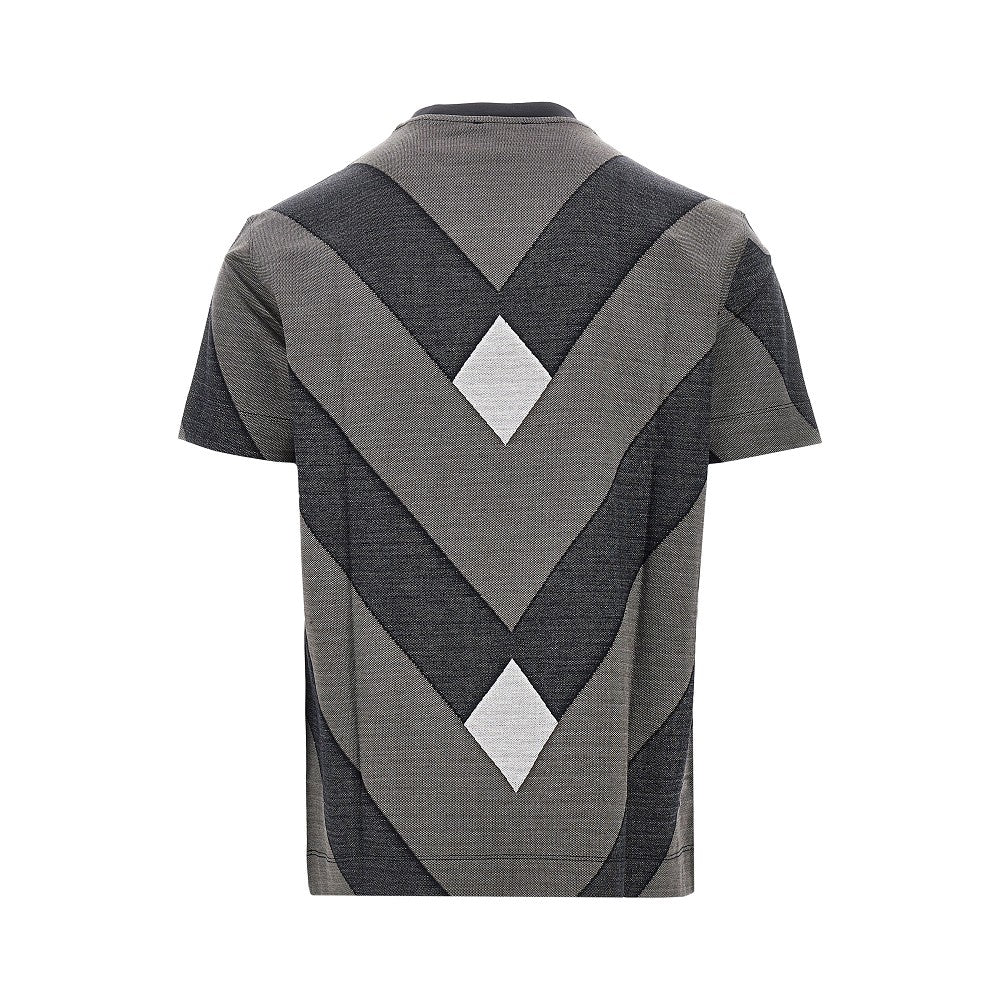 Jacquard jersey T-shirt