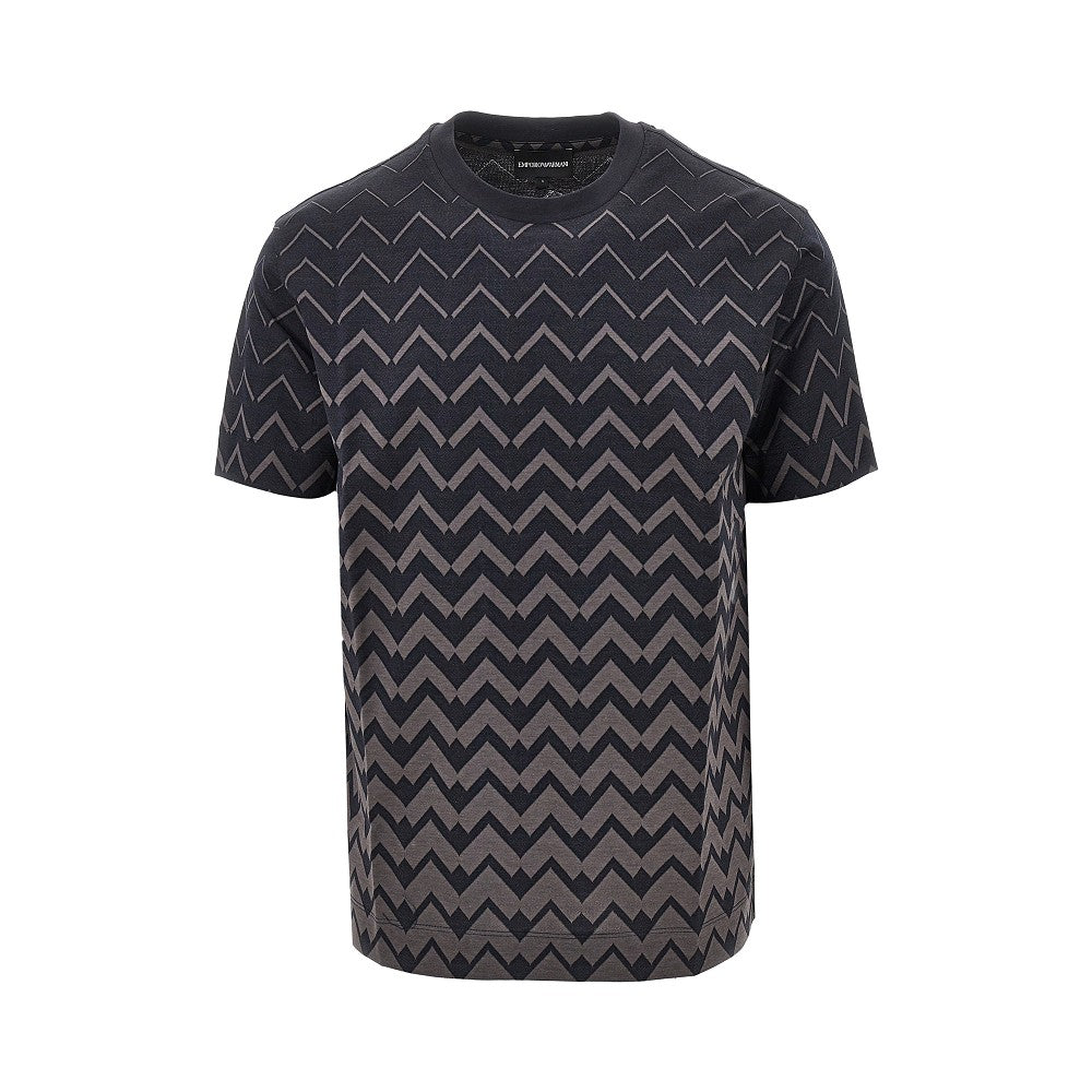 Jacquard jersey T-shirt