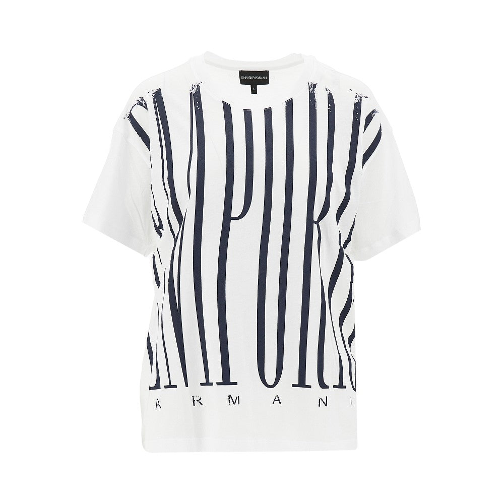 T-shirt con stampa logo