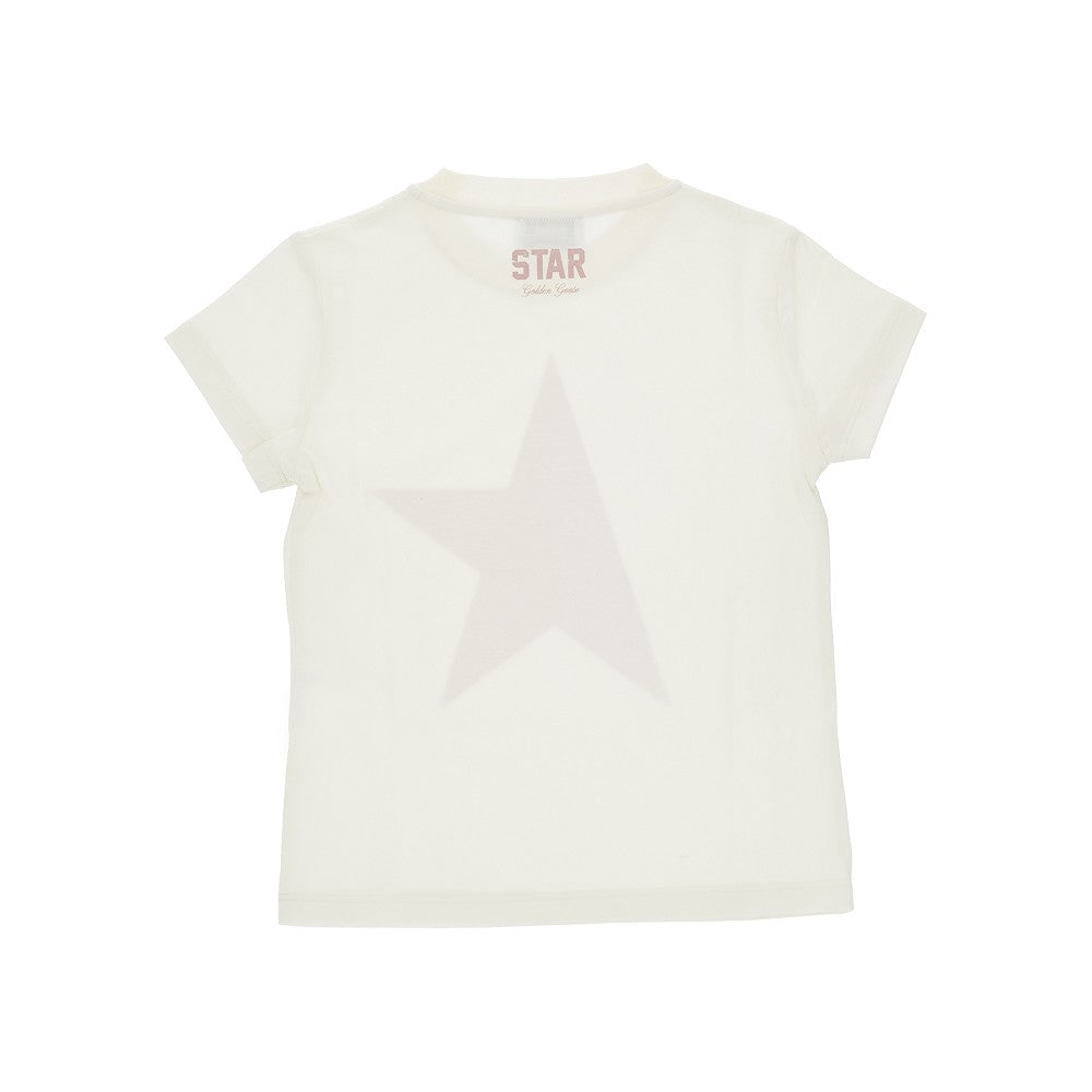 T-shirt con stampa Star glitterata
