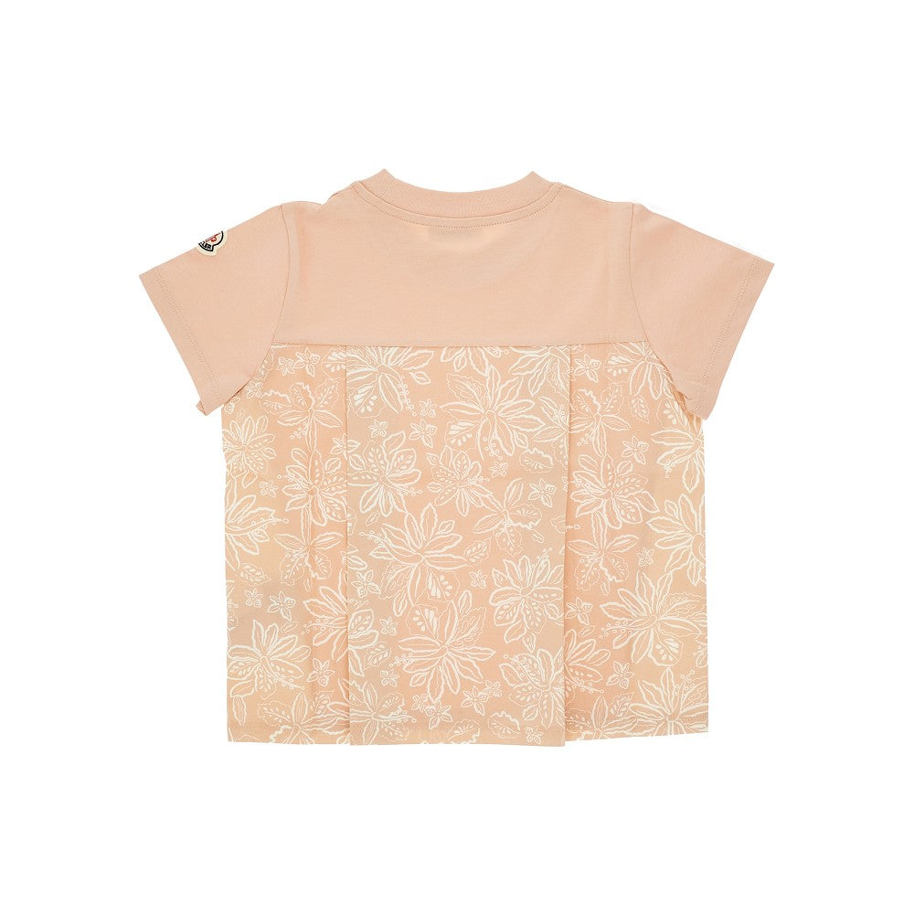 T-shirt with back floral motif