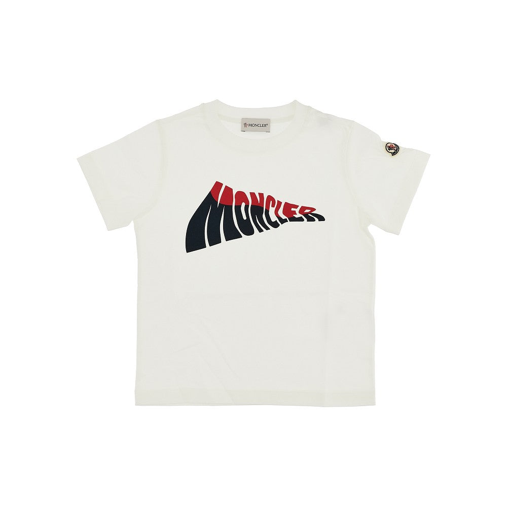 Short-sleeved t-shirt with &#39;Wave&#39; logo print