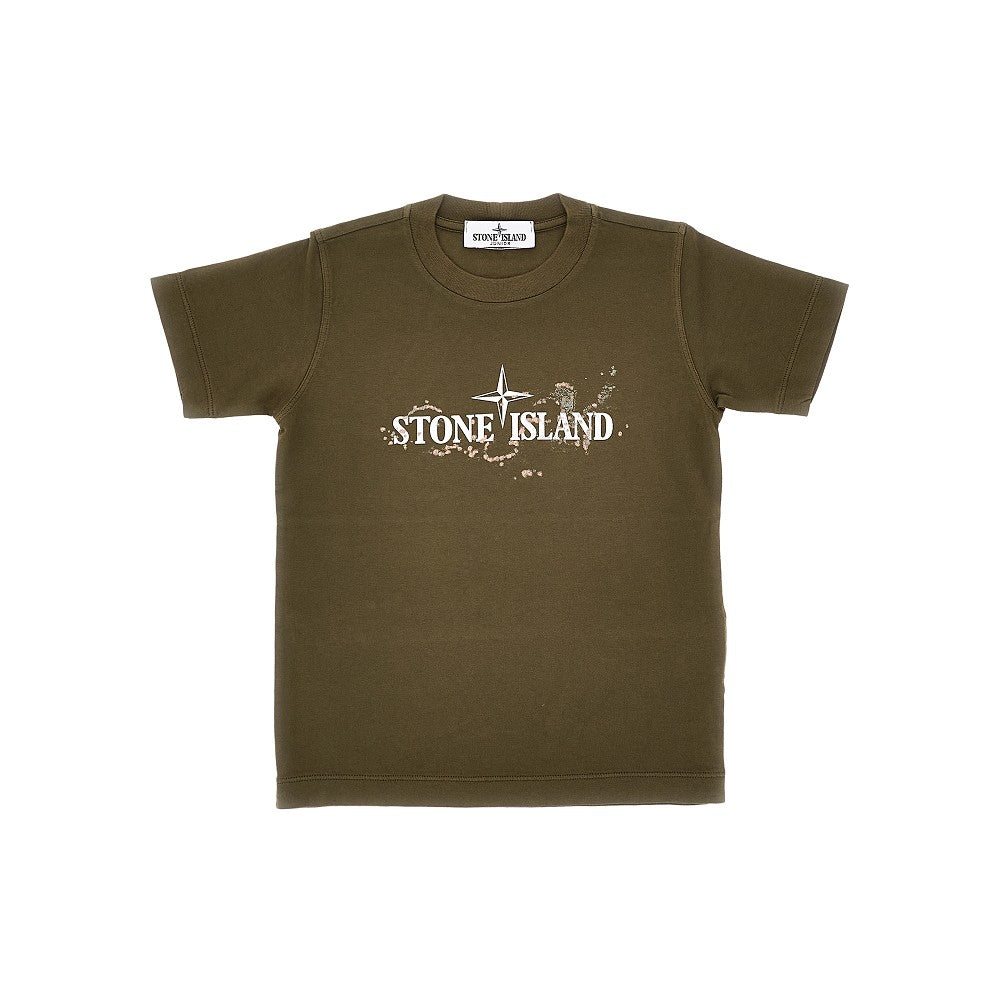 T-shirt con stampa logo