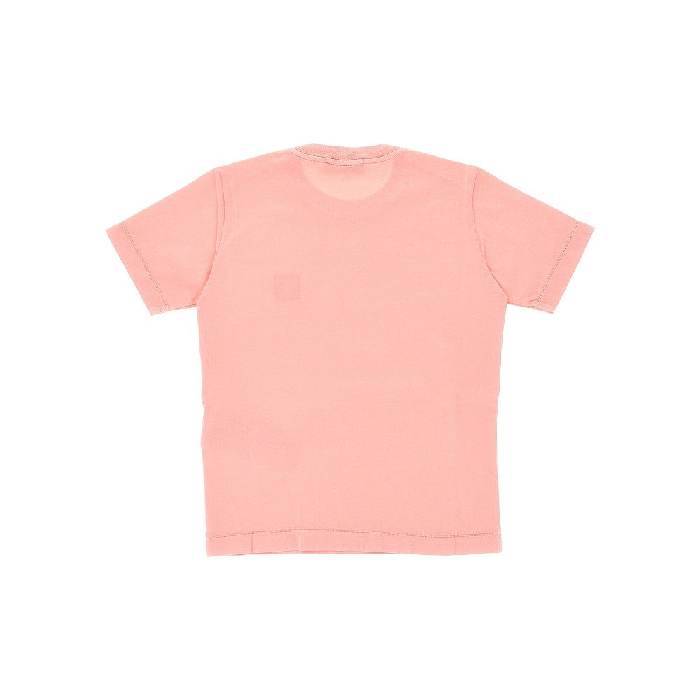 T-shirt con patch logo