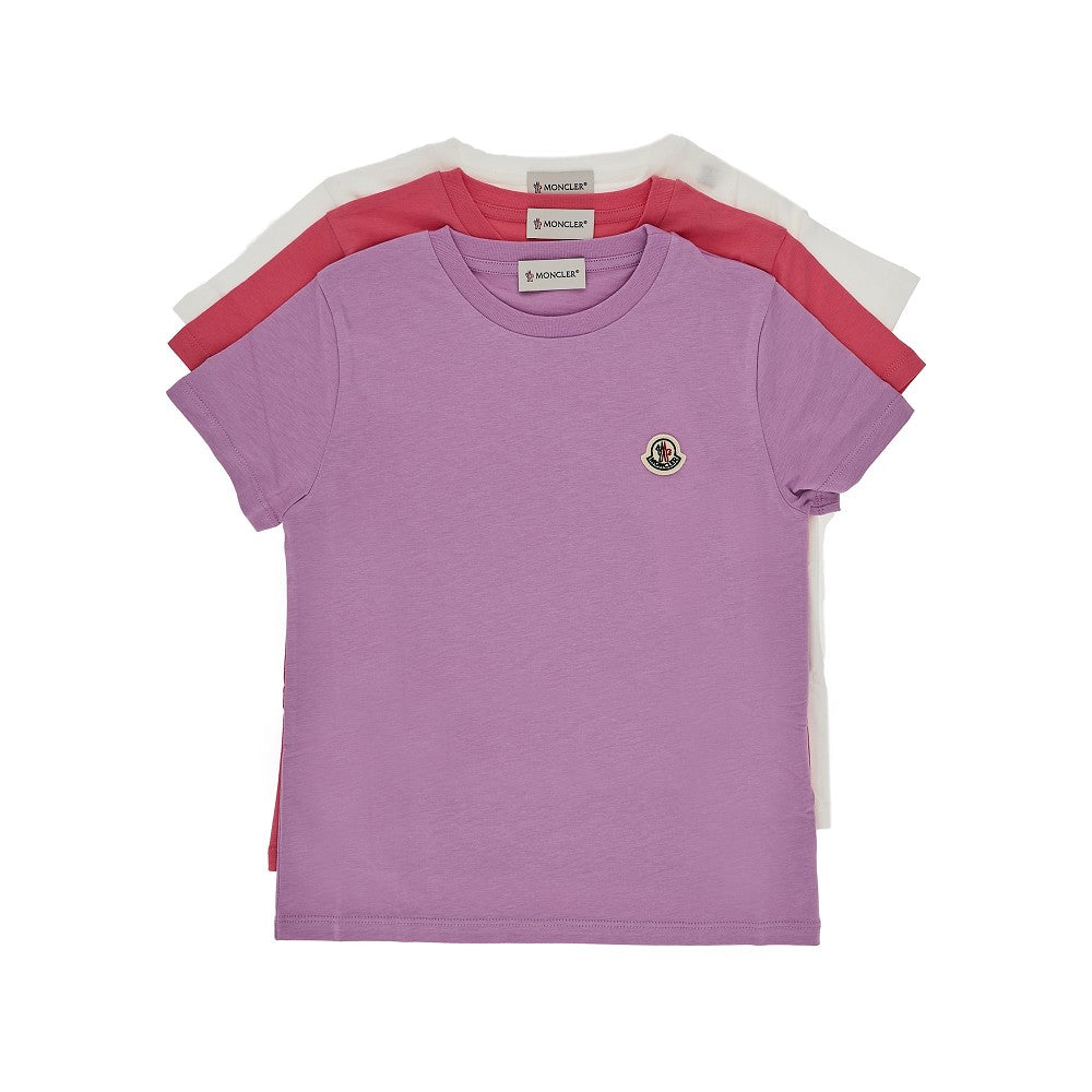 3-pack T-shirt con patch logo