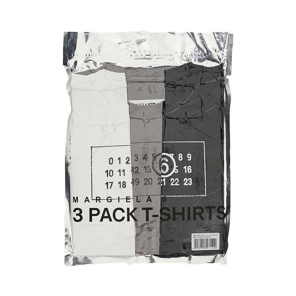 3 Pack logo print T-shirt