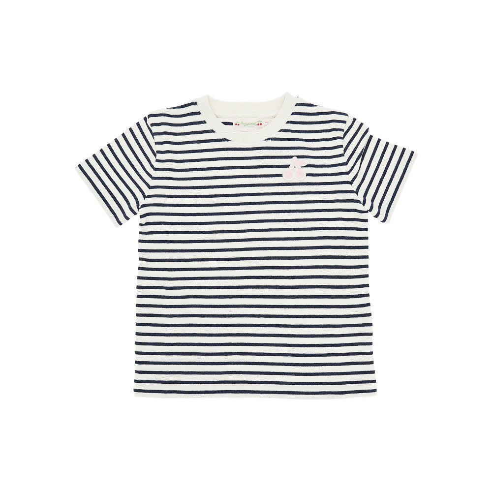 T-shirt 'Lilas' in cotone con motivo a righe