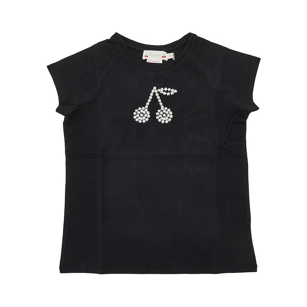 Cotton jersey t-shirt with embroidery
