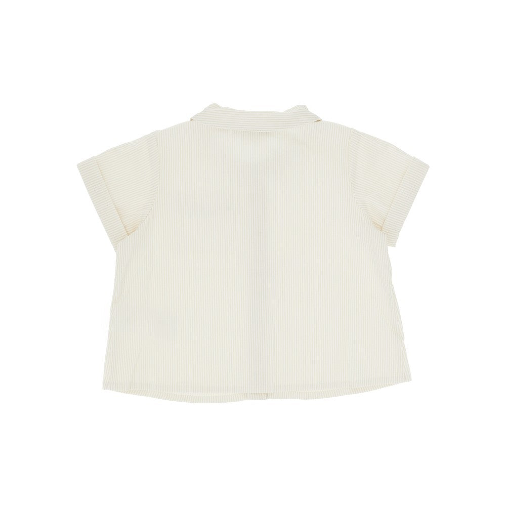 'Nicolas' striped cotton shirt