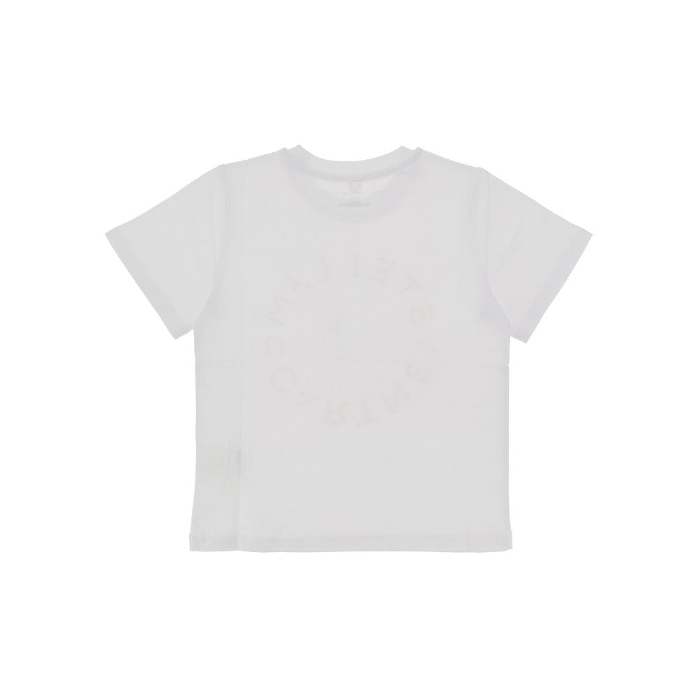 T-shirt con logo floreale