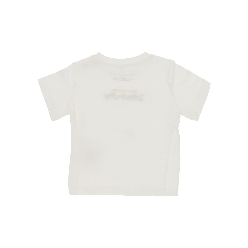 T-shirt con cavallini ricamati