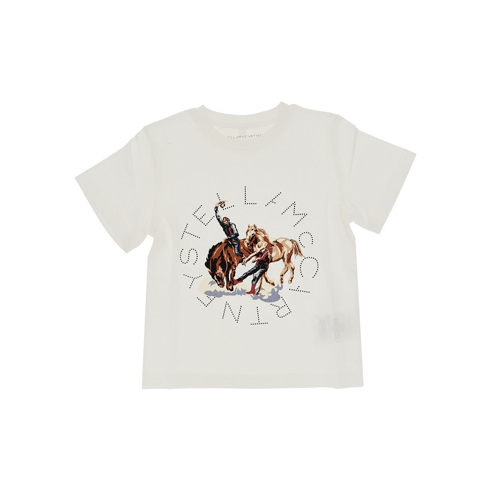 Equstrian print T-shirt  - KIDS