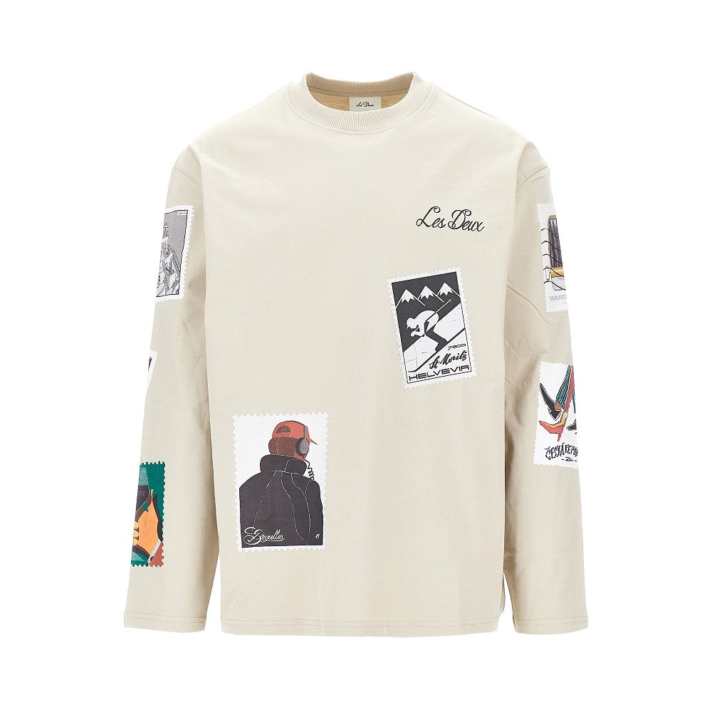 T-shirt in cotone con stampa