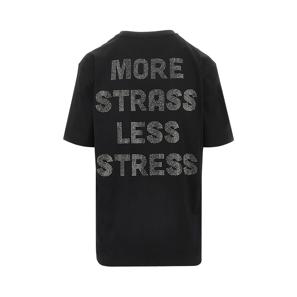 'More Strass Less Stress' T-shirt