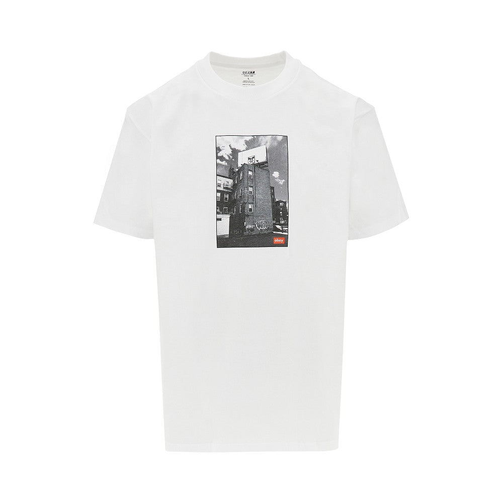 'Boston Billboard' print T-shirt