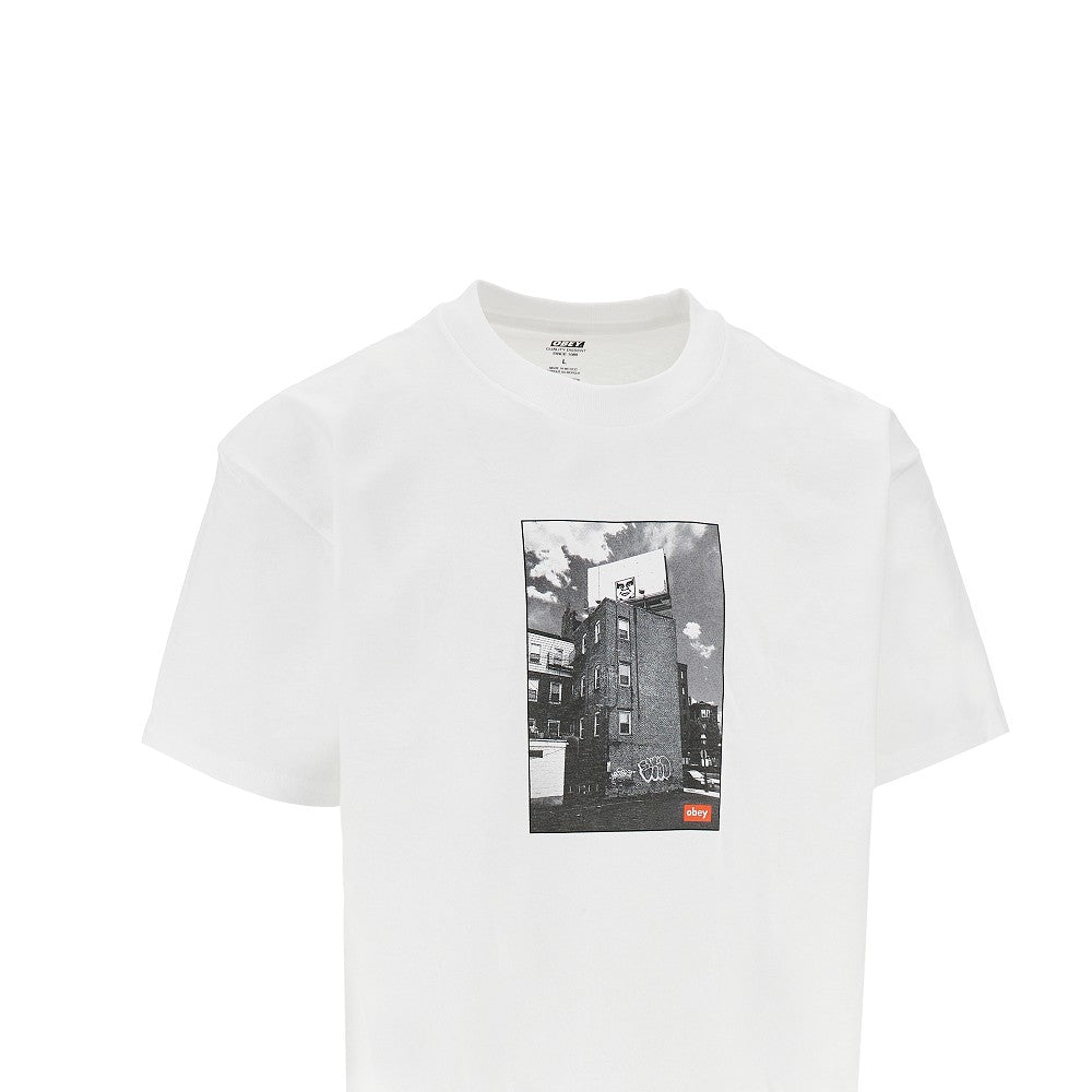 'Boston Billboard' print T-shirt