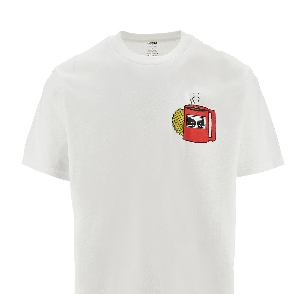 &#39;Coffee Cup&#39; print T-shirt