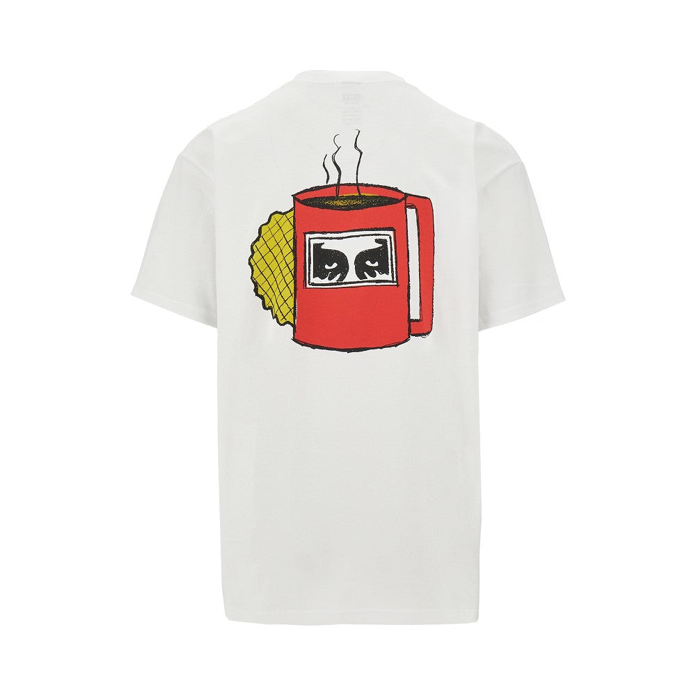&#39;Coffee Cup&#39; print T-shirt