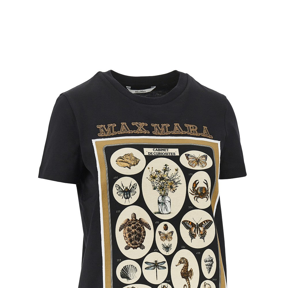 T-shirt in jersey con stampa