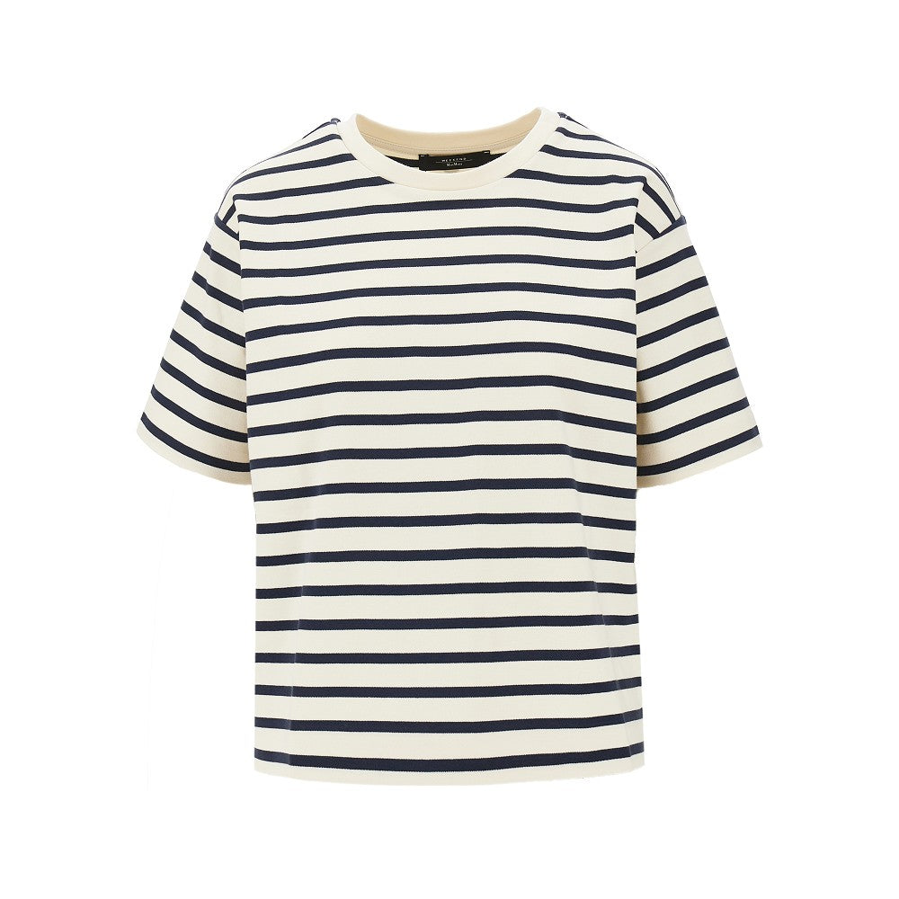 T-shirt a righe in cotone