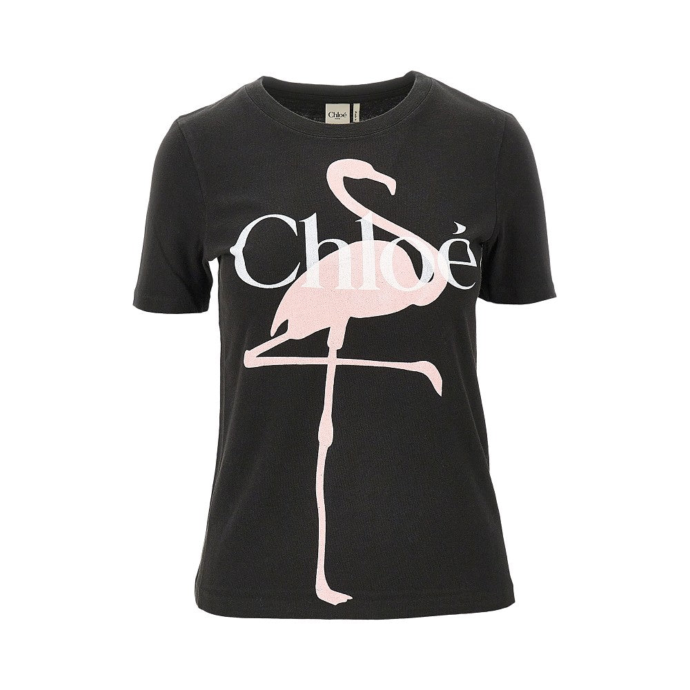 Flamingo print Baby Fit T-shirt