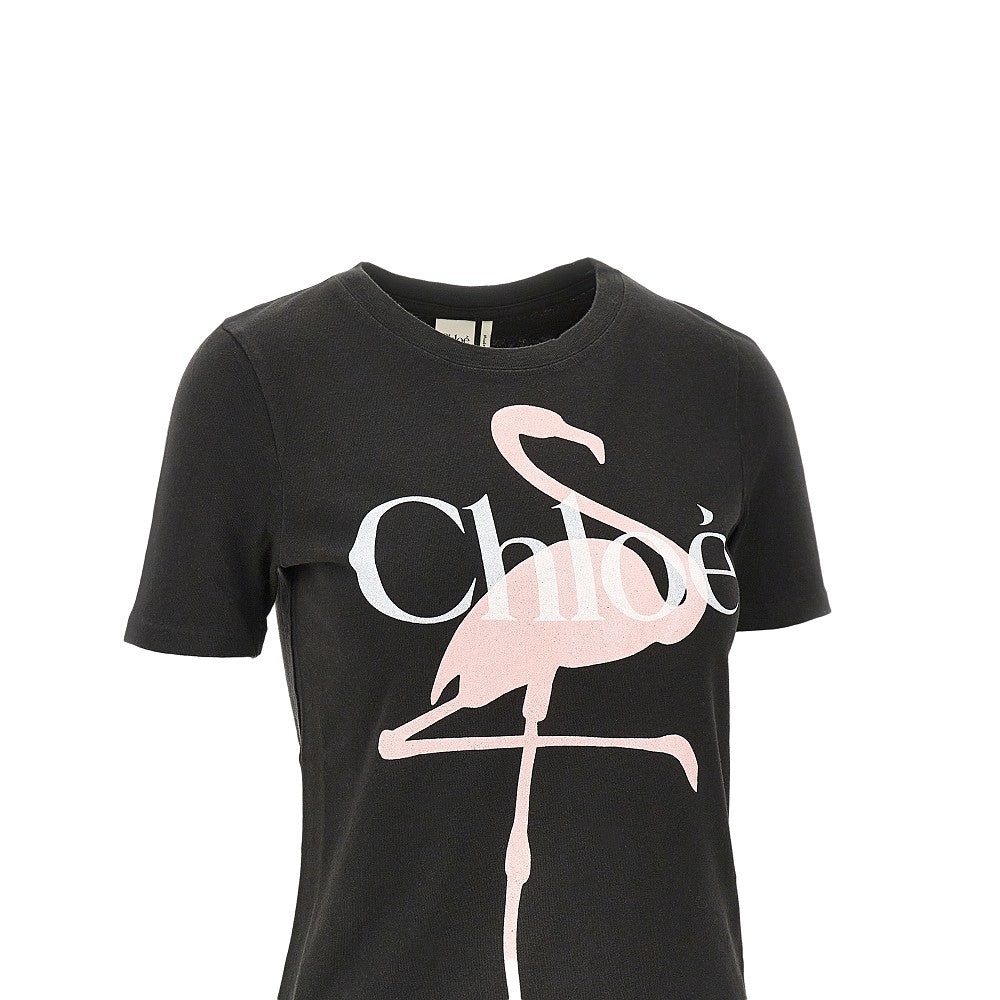 Flamingo print Baby Fit T-shirt