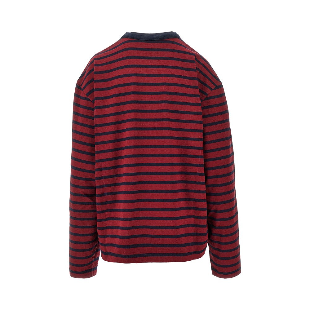 Oversized T-shirt with striped motif