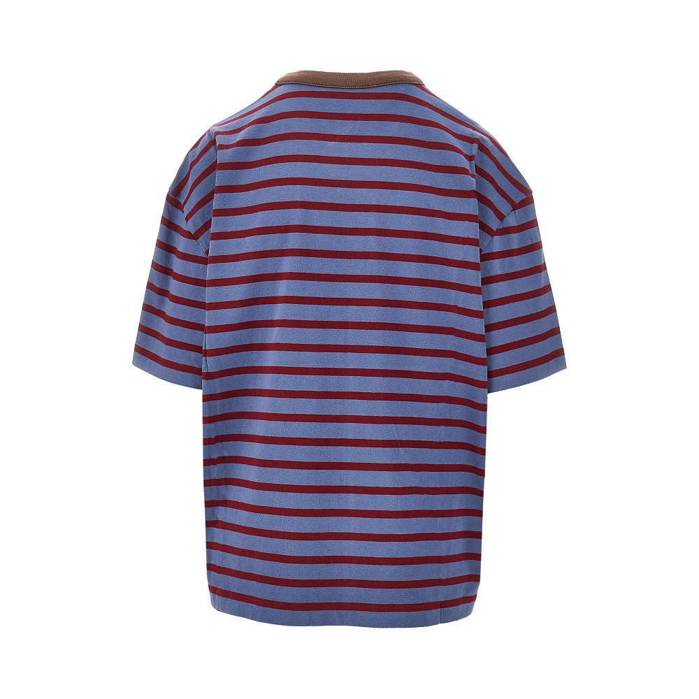 T-shirt oversize in jersey a righe
