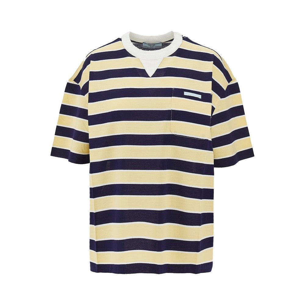 T-shirt oversize a righe