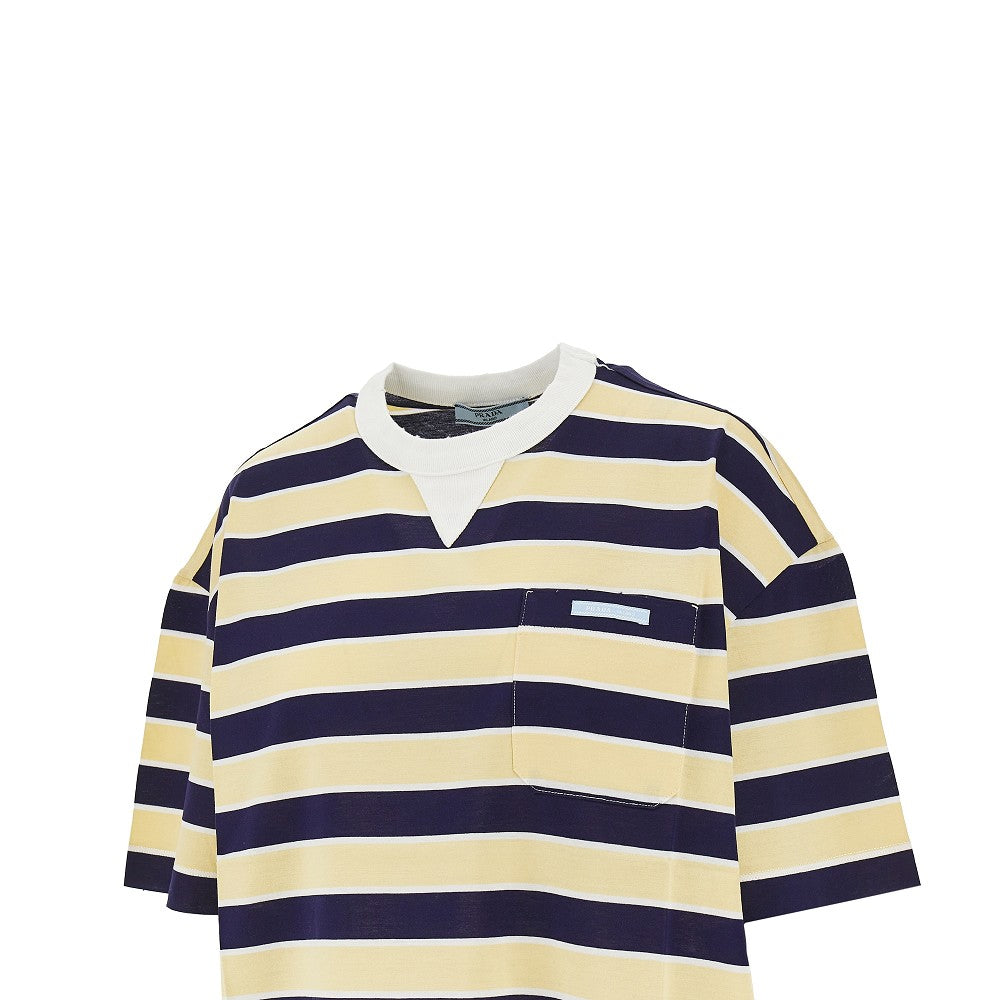 T-shirt oversize a righe