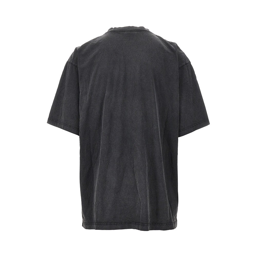 'Washed Crayon Loop' print T-shirt