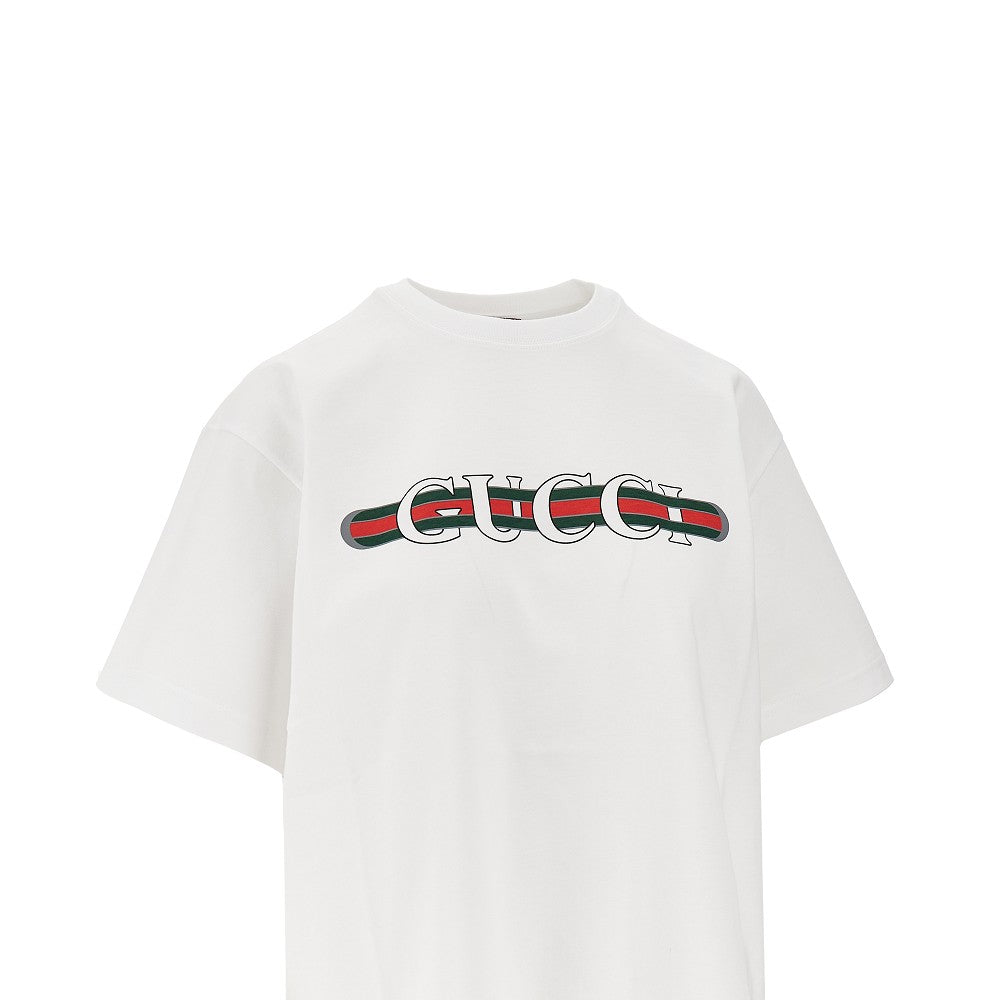 T-shirt con stampa Gucci Web