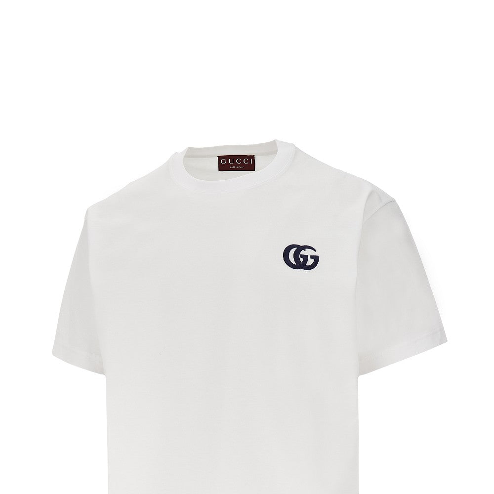 T-shirt con ricamo Doppia G