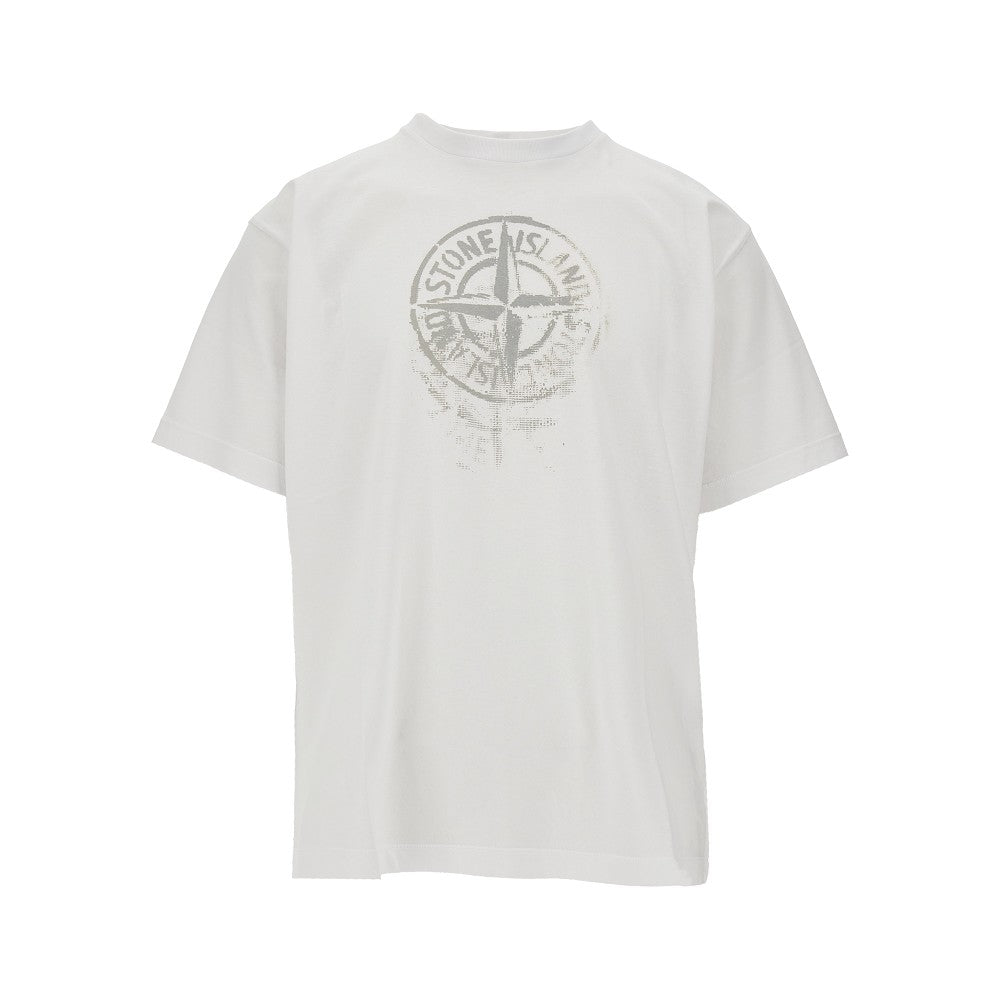 T-shirt con stampa logo