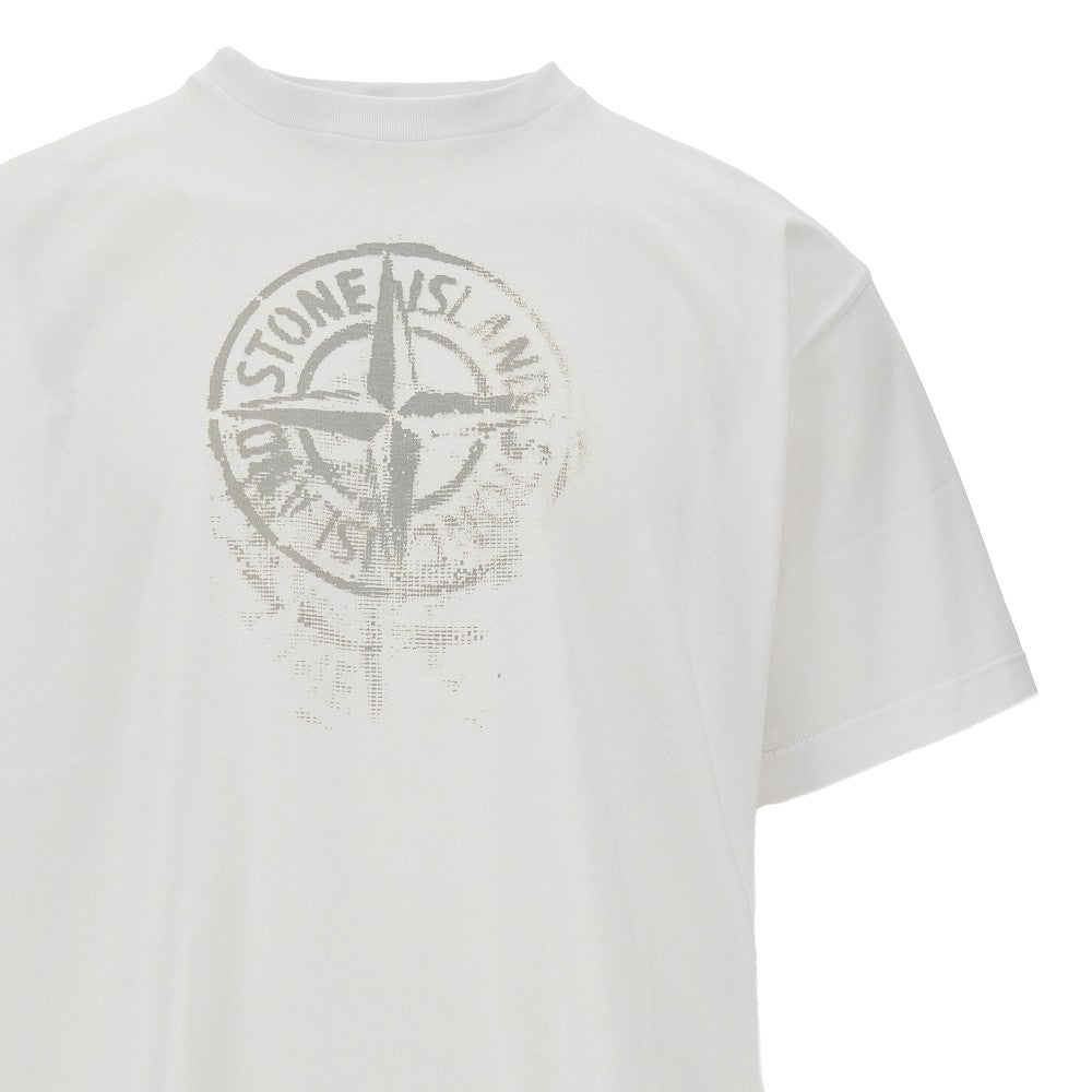 T-shirt con stampa logo