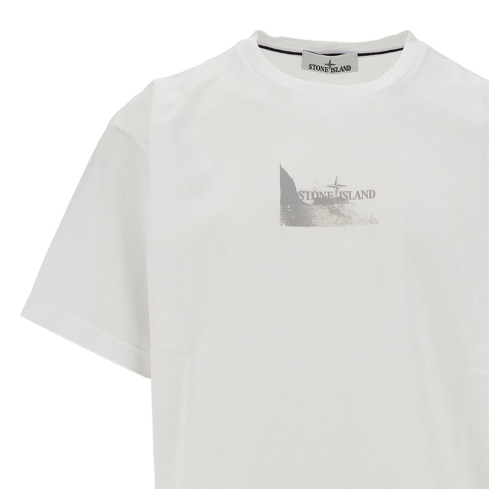 T-shirt con stampa logo