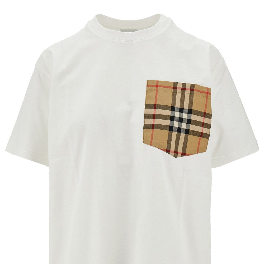 Check pocket T-shirt