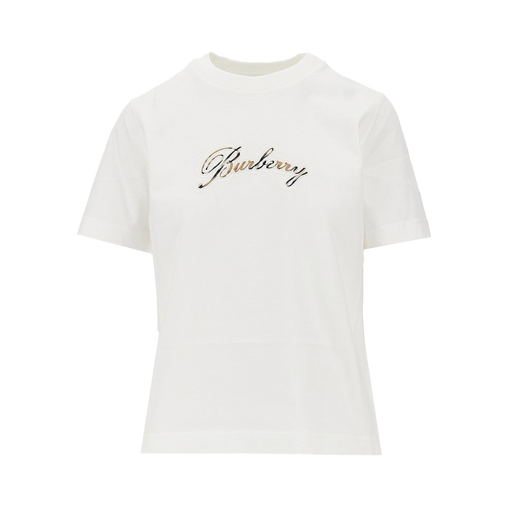 Logo embroidery T-shirt