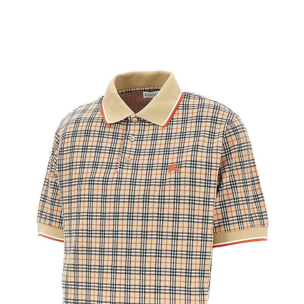 Polo in jersey Check