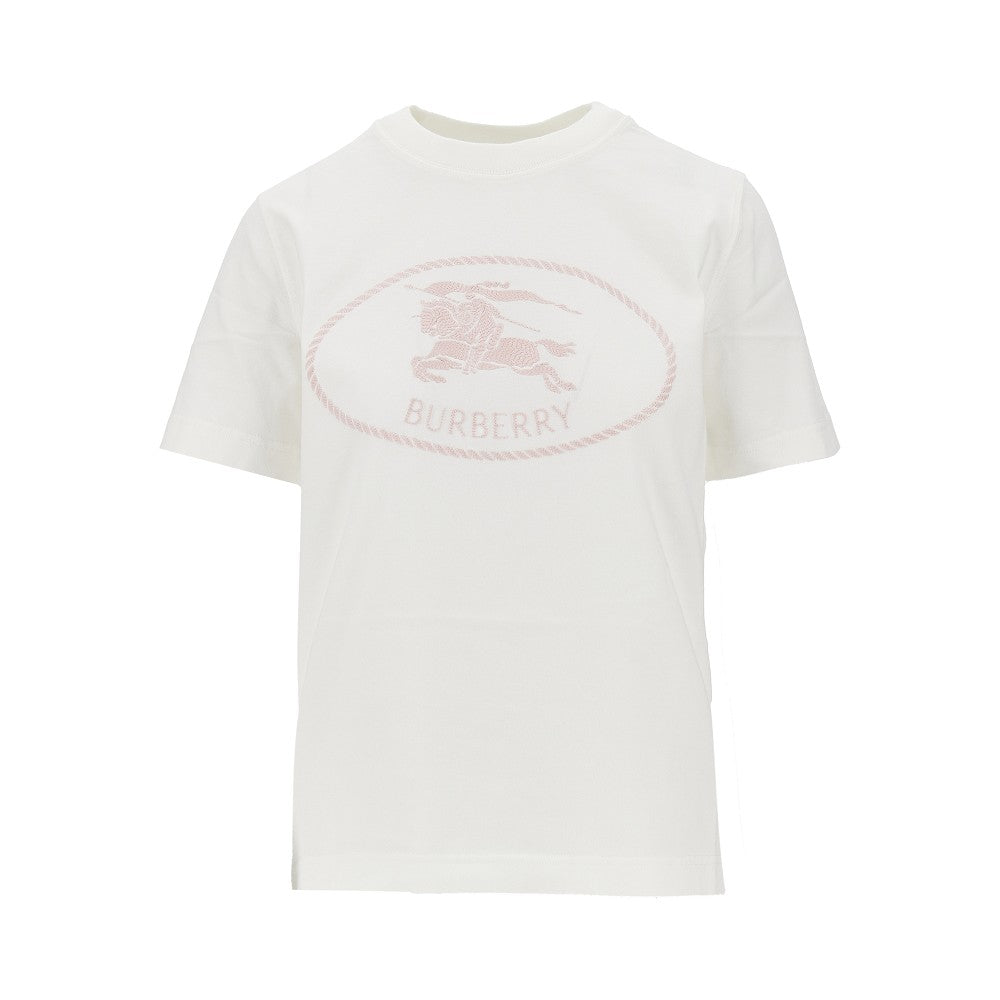 Knight Stamp embroidery T-shirt