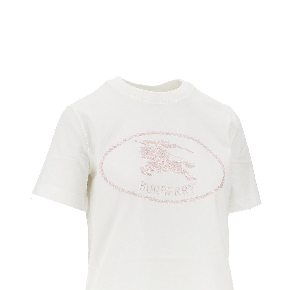 Knight Stamp embroidery T-shirt