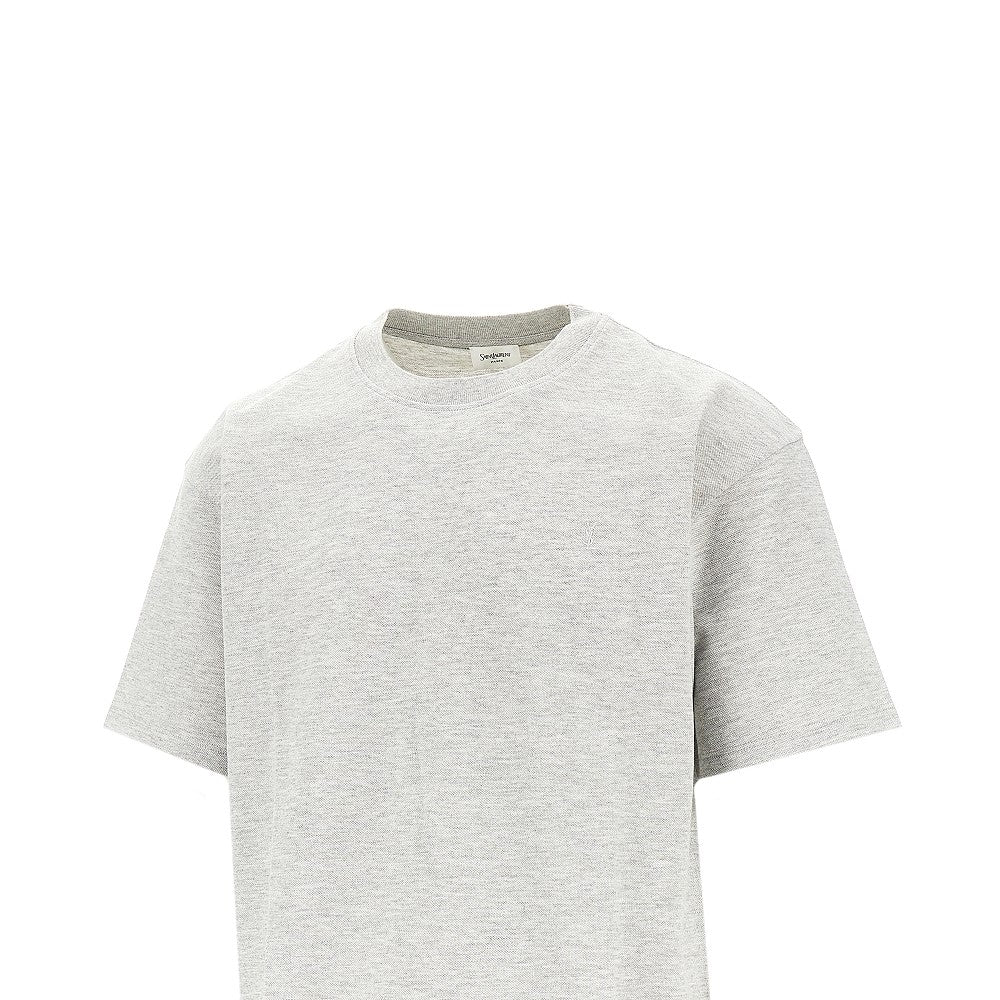 T-shirt in piquet con ricamo Cassandre