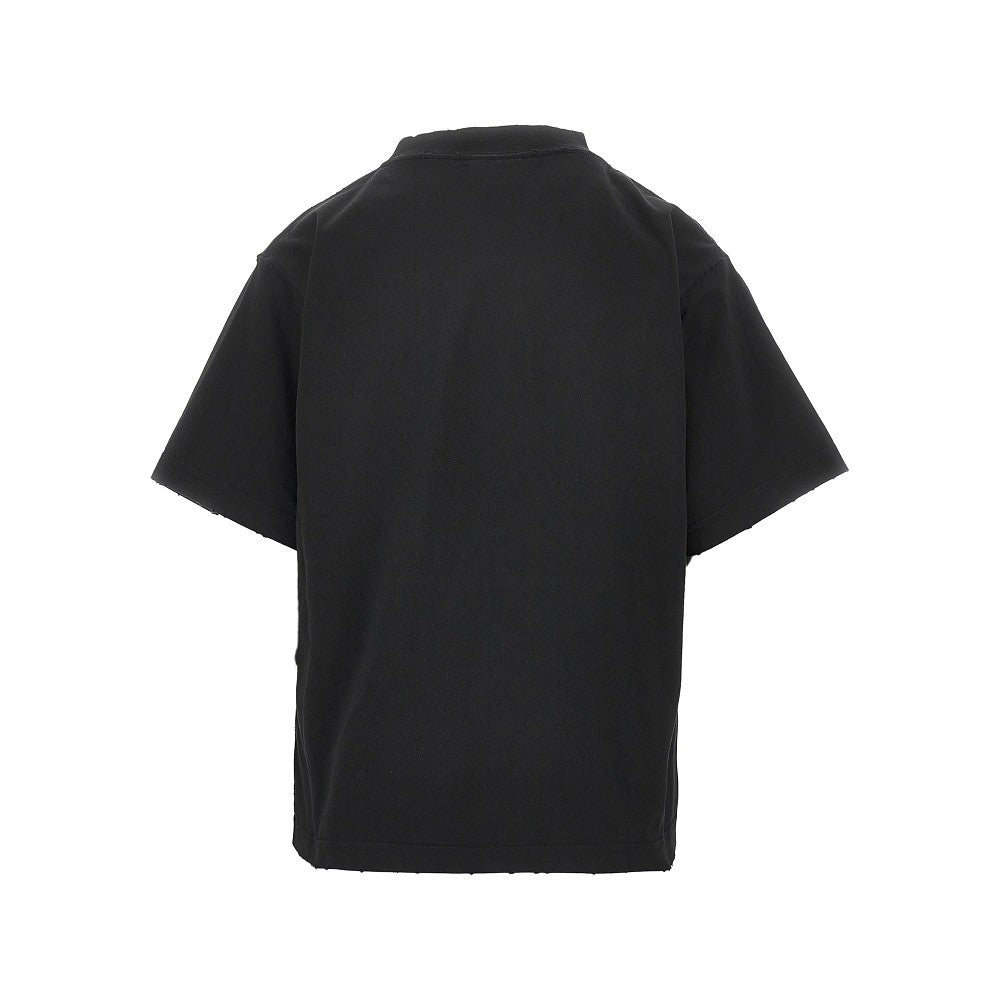 T-shirt 'Sacré Cœur' in jersey distressed